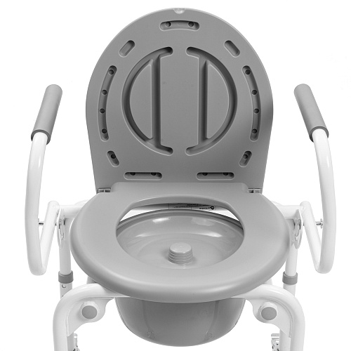 Съемный стульчак с крышкой из прочного пластика